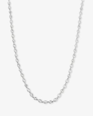 Baby "She's A Natural" Infinity Necklace - Silver