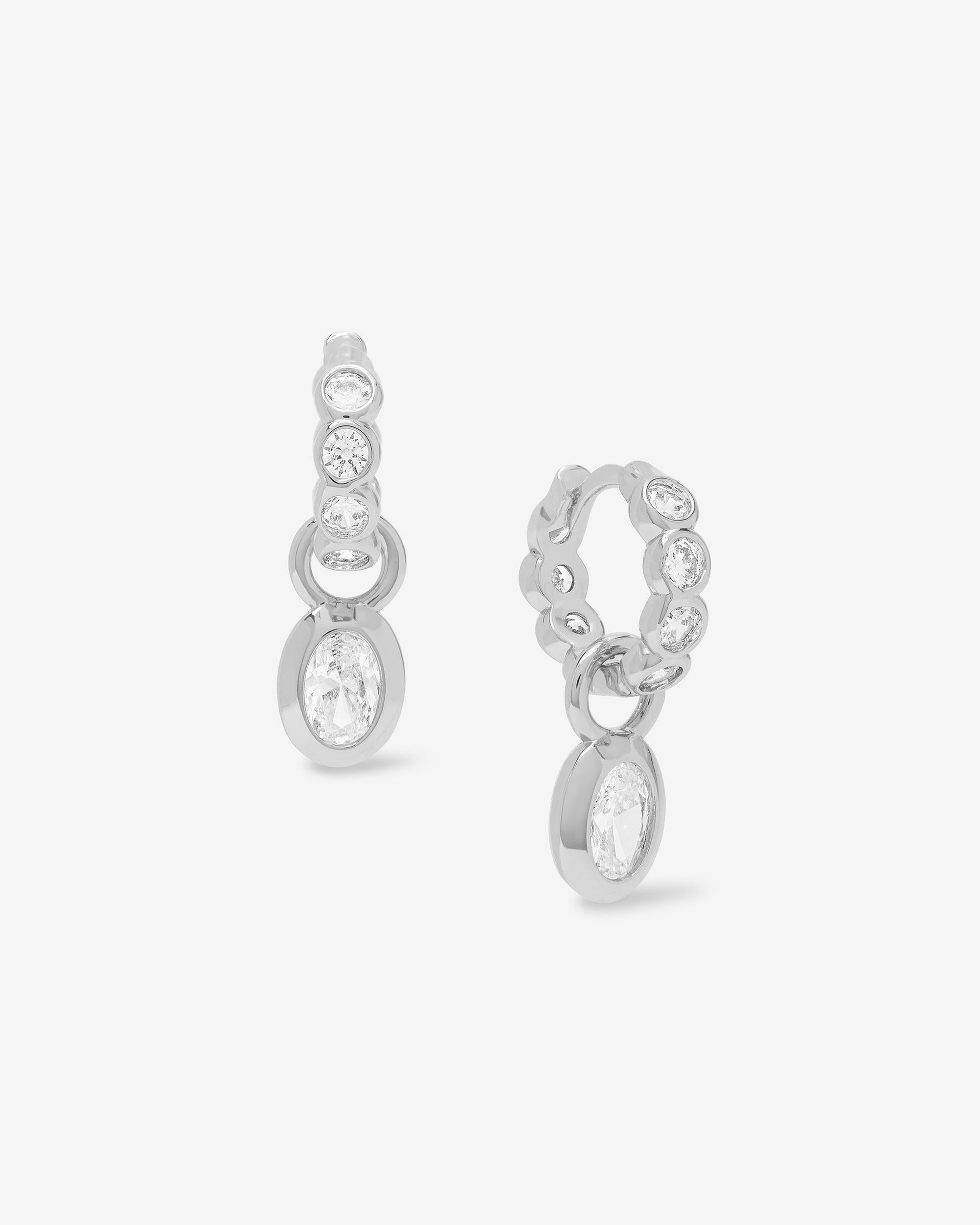 She's a Boss Huggies - Silver|White Diamondettes