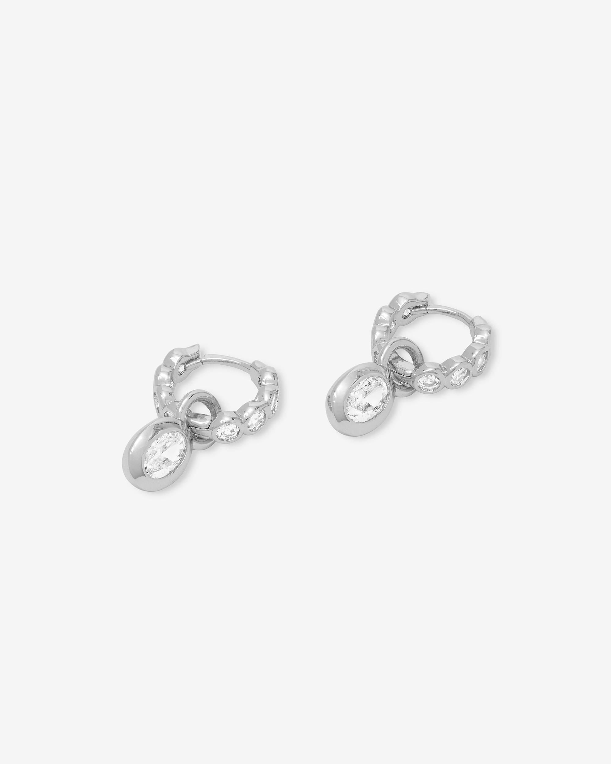 She's a Boss Huggies - Silver|White Diamondettes